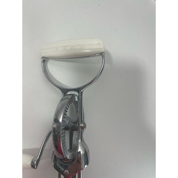 Vtg  Egg Beater Hand Held Crank Mixer Stainless Steal Cream Handle - Picture 3 of 5